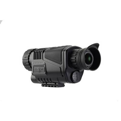 Dispositif de vision nocturne avec boîtier robuste et plusieurs éléments de commande sur le côté, adapté aux utilisations de vision nocturne.