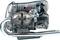 Coupe transversale transparente d'un modèle de moteur de moto BMW R90S, montrant la mécanique et la structure internes.