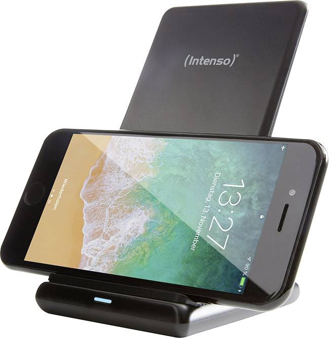 Intenso Chargeur à induction 2000 mA 7410610 BSA1 Sorties standard Qi noir-6