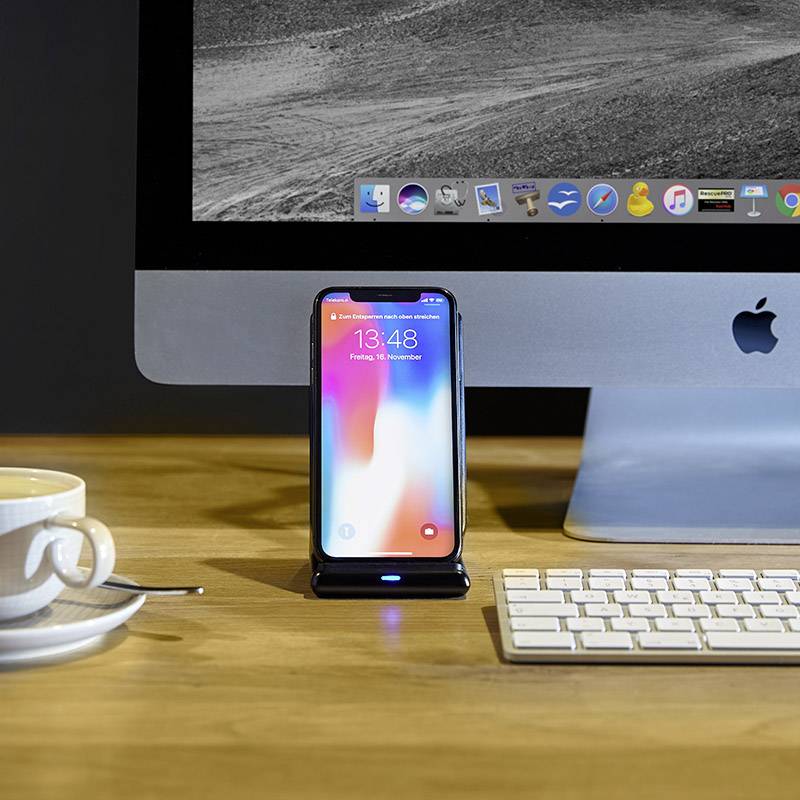 Intenso Chargeur à induction 2000 mA 7410610 BSA1 Sorties standard Qi noir-7