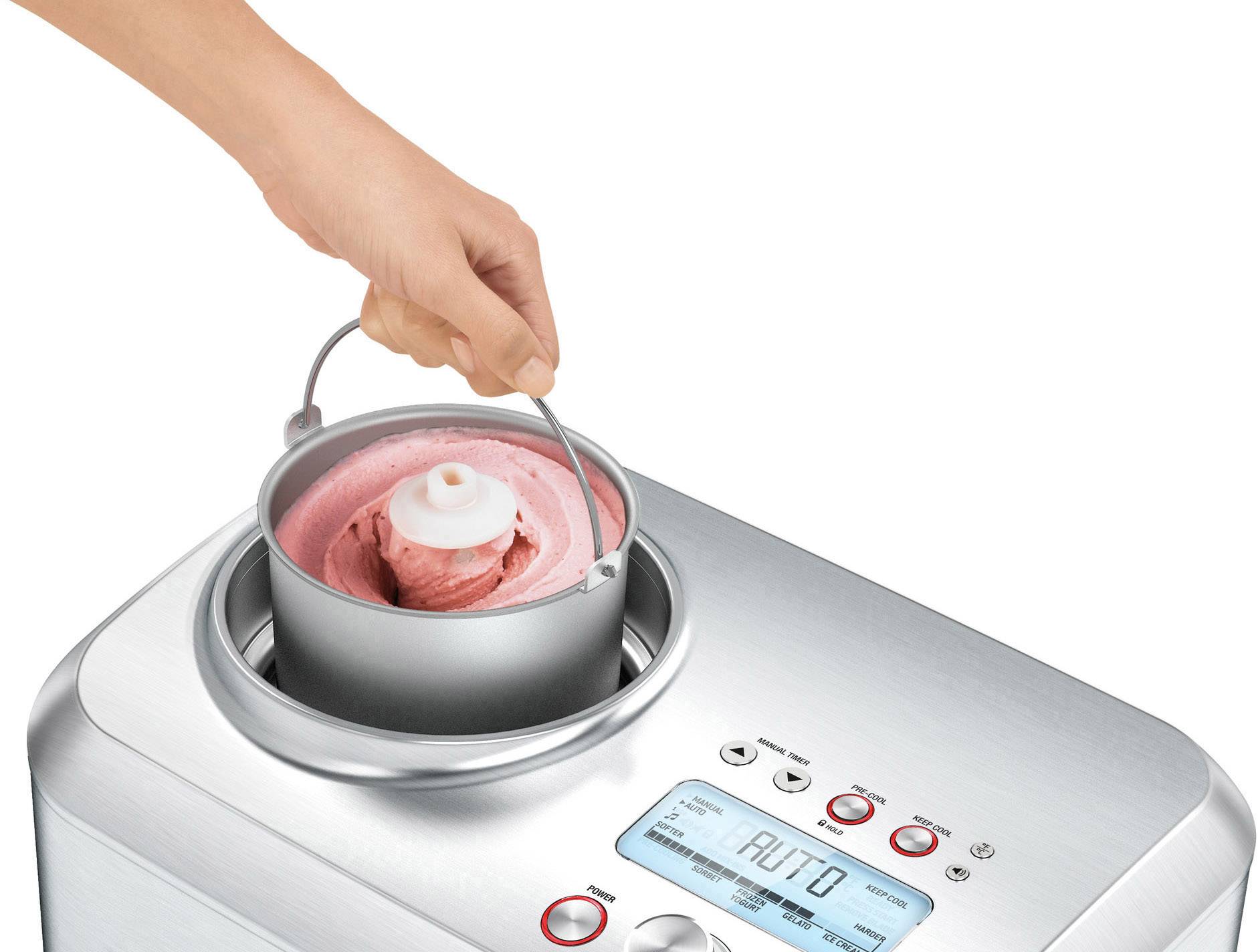 Turbine à Glace 1l 200w Inox Brossé Sage sci600bss2eeu1-2