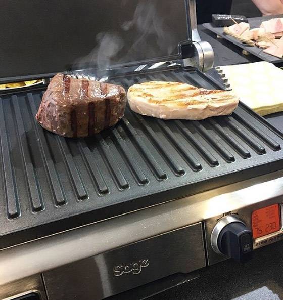 Grille-viande 2400w Inox Brossé Sage sgr840bss4eeu1-4