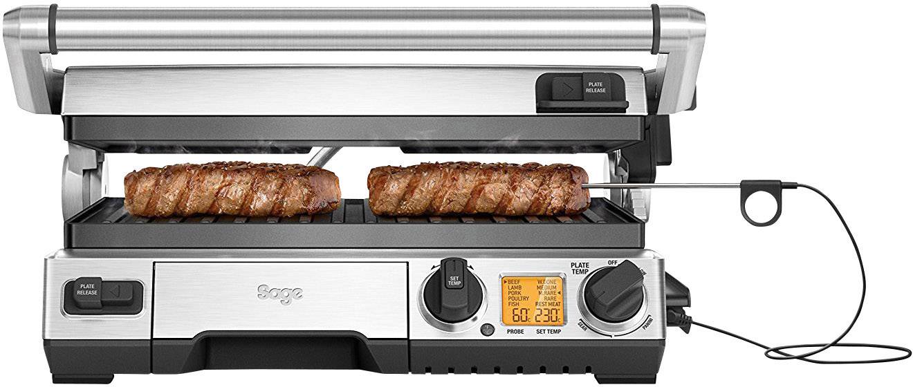 Grille-viande 2400w Inox Brossé Sage sgr840bss4eeu1-9