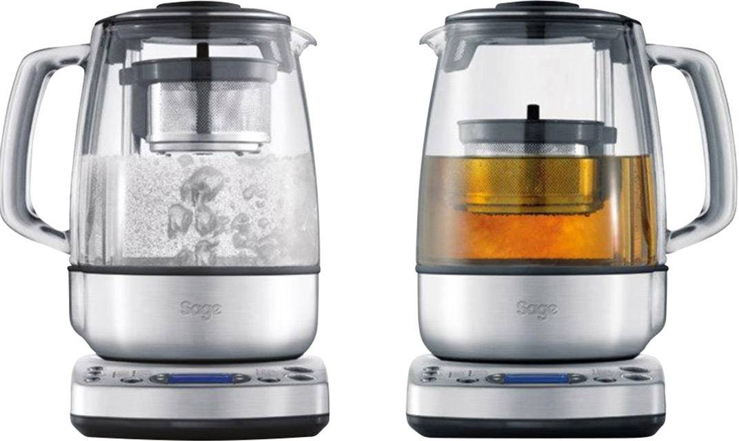 Bouilloire-théière 2en1 1.5l 2000w Sage stm800bss4eeu1-5