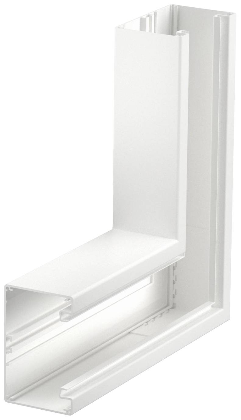 Un cadre rectangulaire blanc en forme de L, couramment utilisé dans les projets de construction ou de travaux.