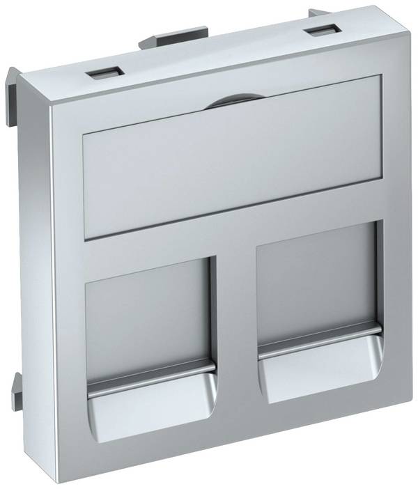 OBO Bettermann 6119206 Couvercle support de données (l x H x P) 45 x 45 x 9 mm 1 pc(s) aluminium
