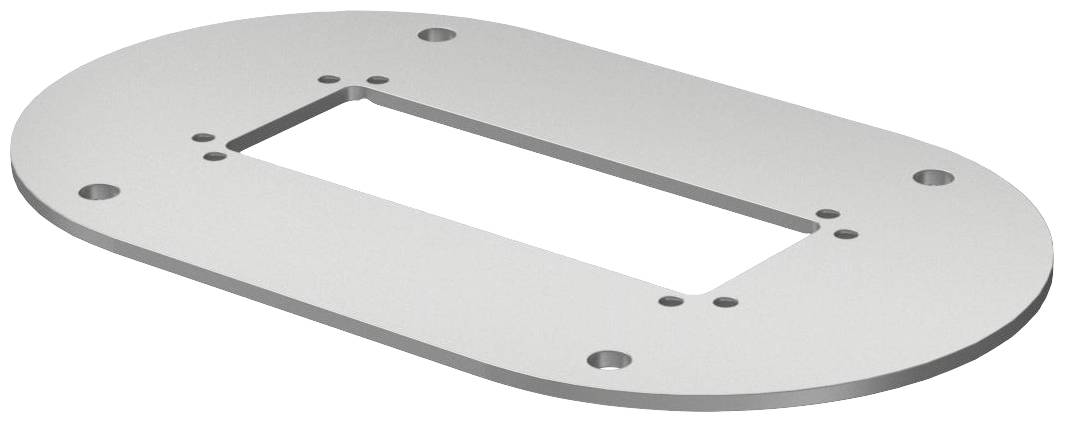 6290124 Plaque de fond ISSBP70140WA 205 mm aluminium blanc 1 pc(s)