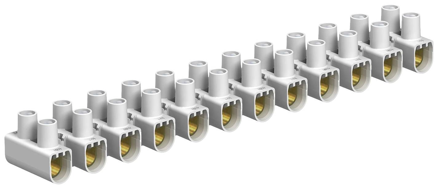 OBO Bettermann 2056550 78 CE WS Domino de raccordement flexible: 16-16 mm² rigide: 16-16 mm² Nombre de pôles: 12 1 pc(s)