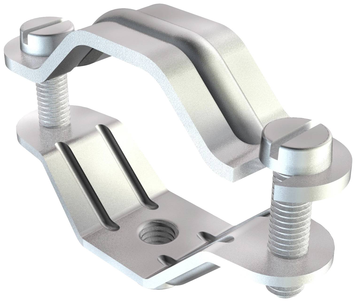 Obo Bettermann Collare Distanziatore Con Raccordo Filettato M6 30-44mm Acciaio Zincato Elettroliticamente, 1380427