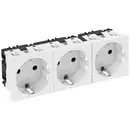 OBO Bettermann 6120042 Insert pour appareil électrique prise (l x H x P) 135 x 45 x 42 mm 1 pc(s) blanc
