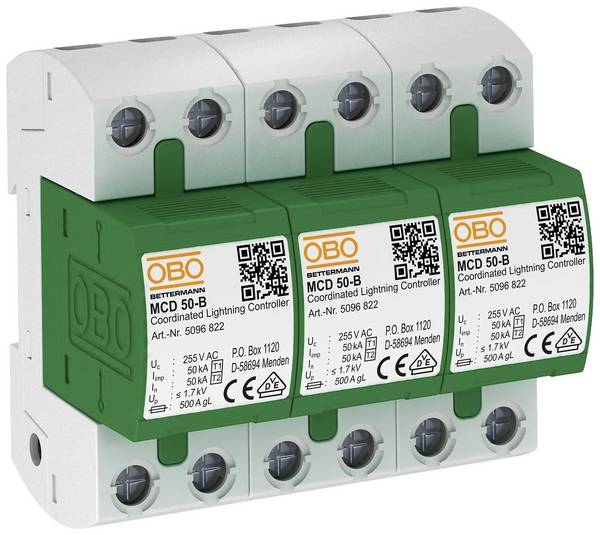 OBO Bettermann 5096877 MCD 50-B 3 Limiteur de surtension   150 kA  1 pc(s)
