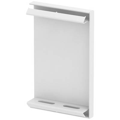 Support métallique avec deux étagères étroites, adapté pour suspendre ou disposer des objets légers.