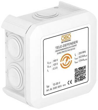 OBO Bettermann 5081698 TD-2D-V Parasurtenseur   7.5 kA  1 pc(s)