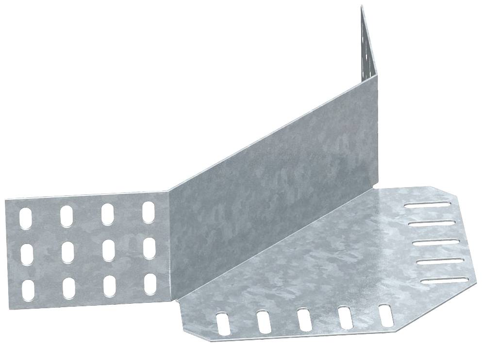 Équerre de connexion métallique à trous multiples et pattes, adaptée pour la construction bois ou les structures métalliques, de couleur argent.