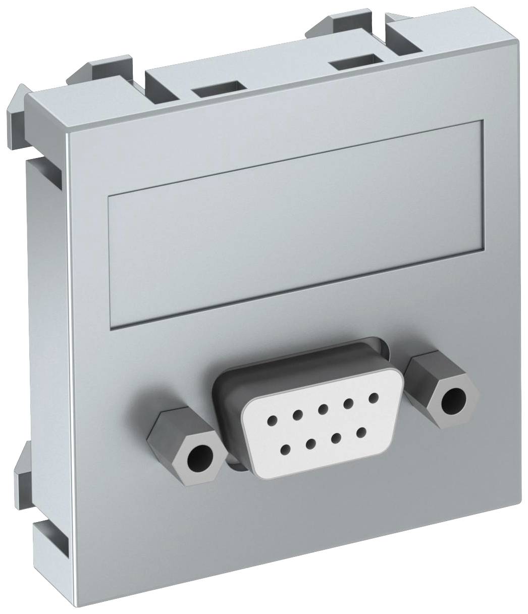 Un module argenté avec un port VGA à l'avant, adapté à l'intégration dans des dispositifs ou systèmes techniques.