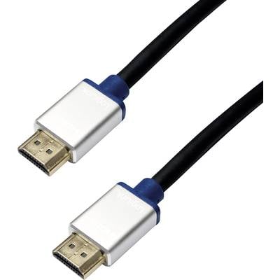 Câble de raccordement LogiLink HDMI Fiche mâle HDMI-A, Fiche mâle HDMI-A 1.50 m noir BHAA15  Câble HDMI
