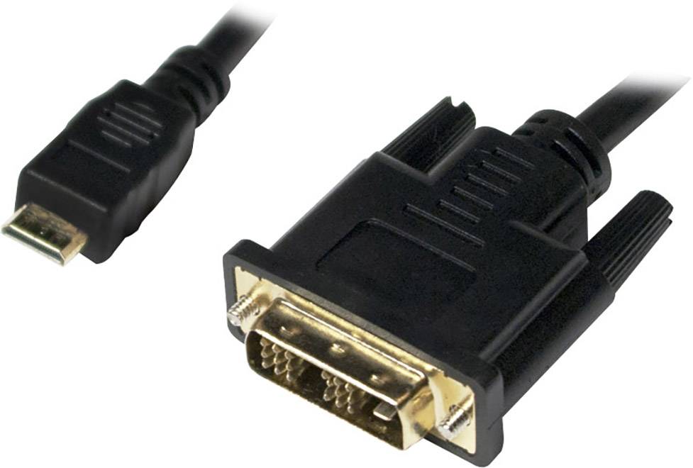 Un adaptateur de câble HDMI vers DVI montre les connexions HDMI et DVI. La fiche HDMI est plus petite que la fiche DVI.