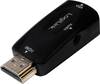 LogiLink CV0107 HDMI Adaptateur [1x HDMI mâle - 1x VGA femelle] noir 0 mm