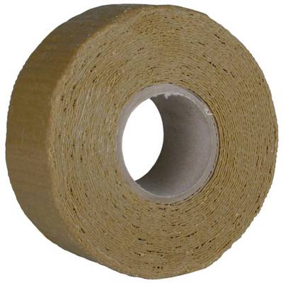 Un rouleau de ruban adhésif marron qui peut être utilisé pour sceller, emballer ou faire des travaux manuels.