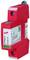 Appareil de protection contre les surtensions de couleur rouge de la marque DEHNguard, modèle DG MCM XT2 275, présenté sur un fond blanc.
