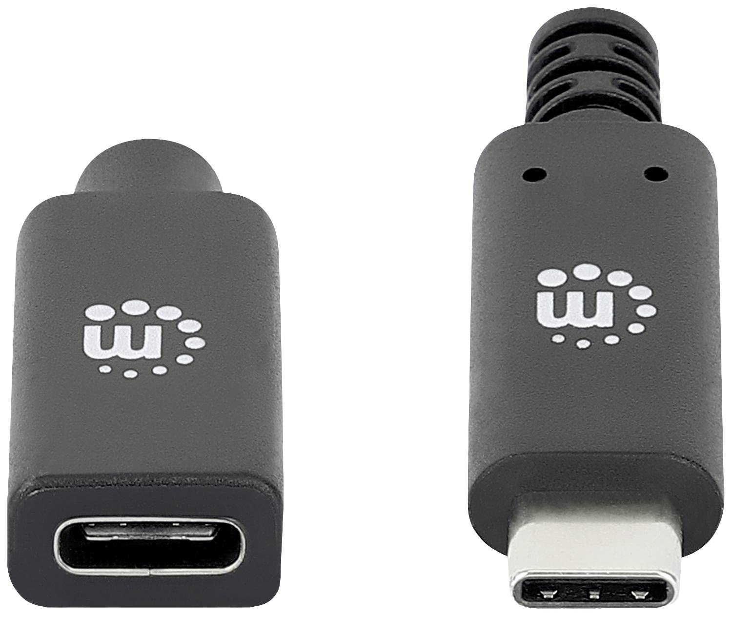 Manhattan Câble USB USB 3.2 Gen2 USB-C® mâle, USB-C® femelle 0.50 m noir 355230-3