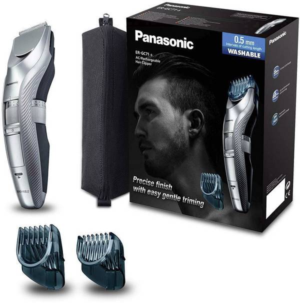 Panasonic  Tondeuse à cheveux lavable argent
