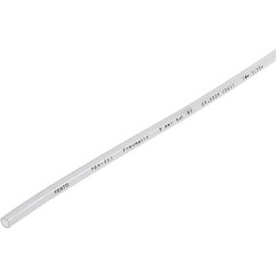 Un tuyau pneumatique portant l'inscription 'Festo PUN-4X1 Pneumatic'.