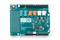 Une carte Arduino avec différentes connexions et capteurs, comprenant un capteur de mouvement, un bouton de réinitialisation et des LED pour les indicateurs d'état.