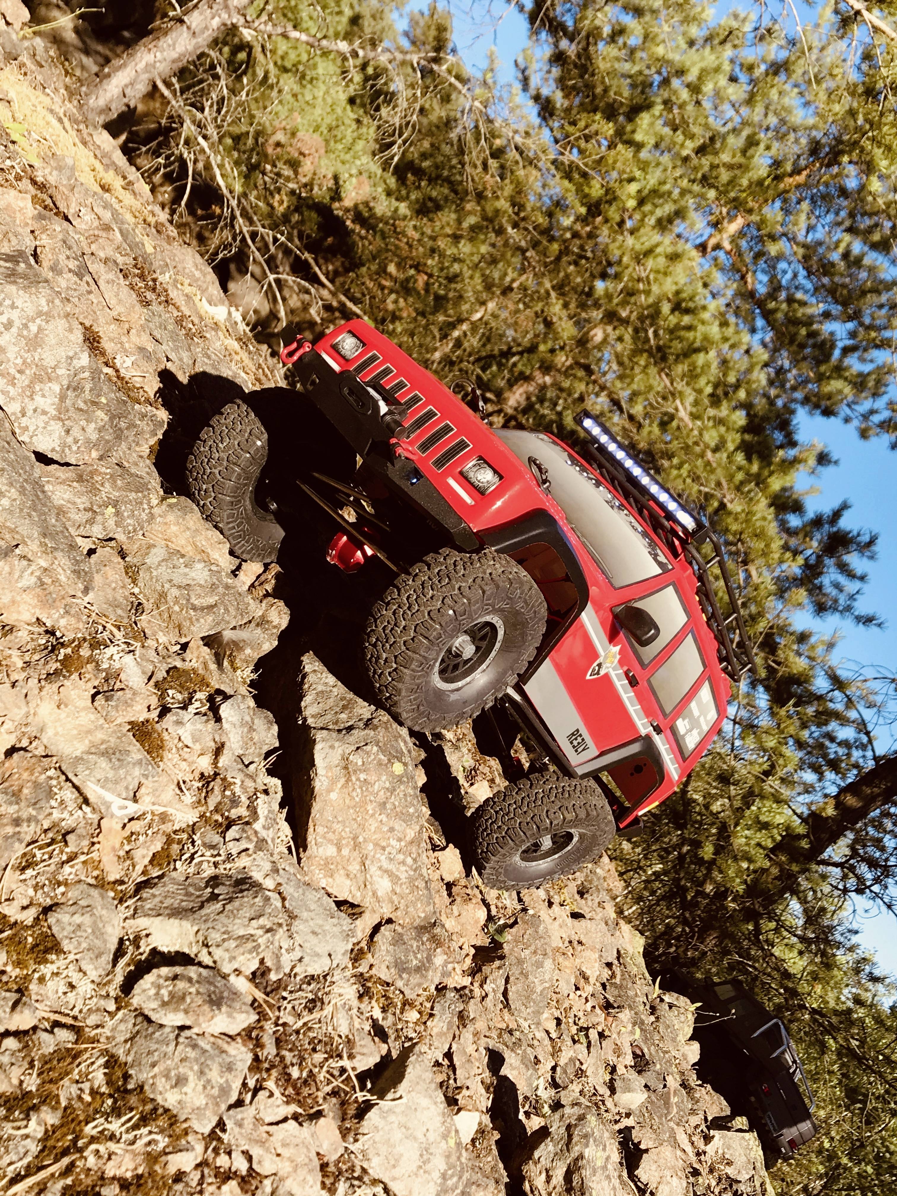 Reely Free Men Pro brushed 1:10 Auto RC électrique Crawler 4 roues motrices (4WD) 100% RtR 2,4 GHz avec accu, chargeur e-7