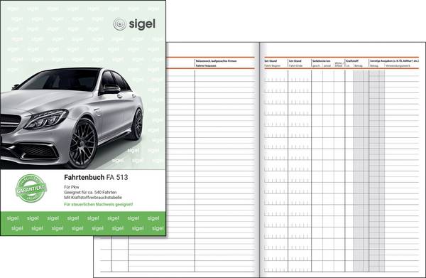 Sigel FA513 DIN A5 Carnet de route  Nombre de pages: 32   1 pc(s)