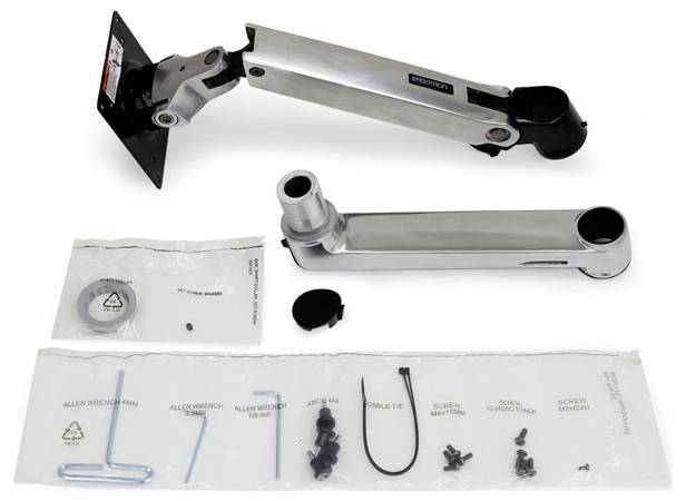 Ergotron Extension support de moniteur argent-1