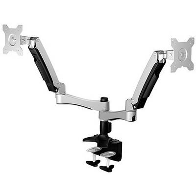 ICY BOX Support de table pour écran IB-MS604-T 2 Écran(s) 25,4 cm (10") - 61 cm (24") argent, noir réglable en hauteur, -1