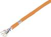 TRU COMPONENTS TC-8400644 Câble réseau CAT 7 S/FTP 4 x 2 x 0.24 mm² orange 100 m