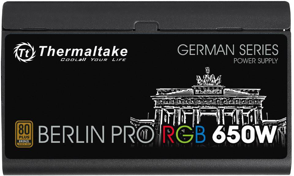 Thermaltake Berlin Pro RGB Alimentation PC 650 W ATX 80PLUS® Bronze-14