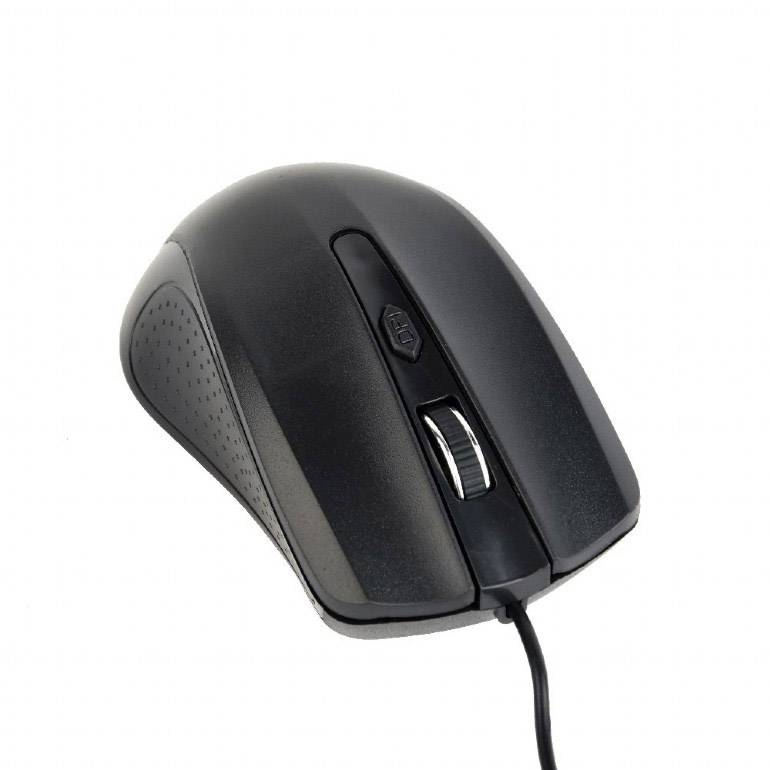Gembird MUS-4B-01 Souris USB optique noir 4 Boutons 800 dpi, 1000 dpi, 1200 dpi molette intégrée-2