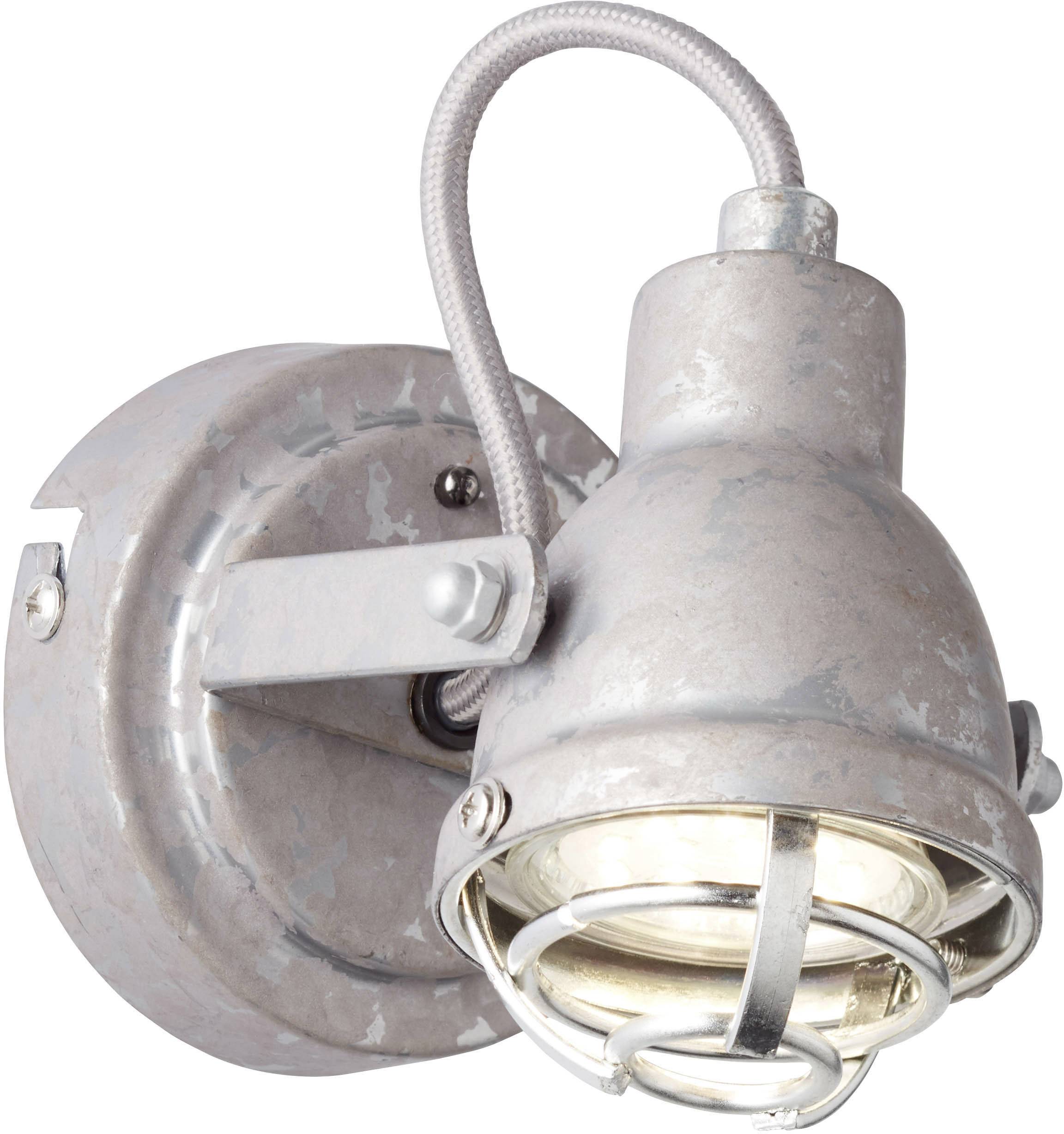 Brilliant Bente 26310/43 Projecteur mural GU10 4 W LED zinc antique
