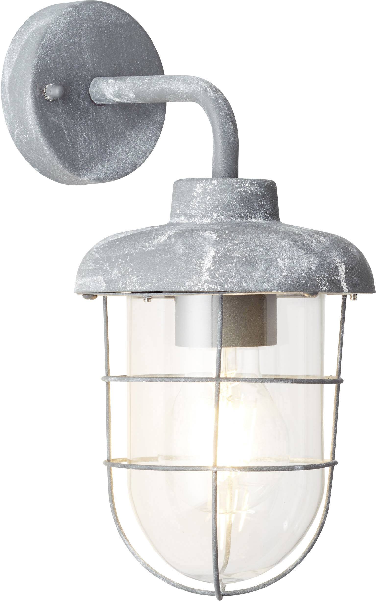 Brilliant Carlisle 96288/70 Applique extérieure LED E27 46 W gris béton-0