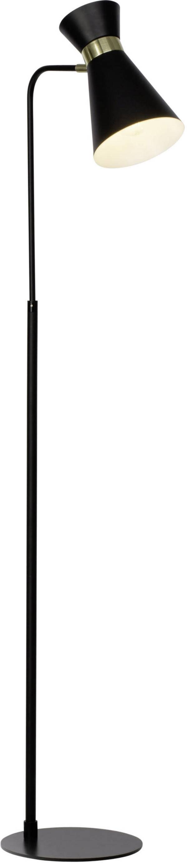 Brilliant Goldy 64458/86 Lampe sur pied LED E27 28 W  noir (mat), or