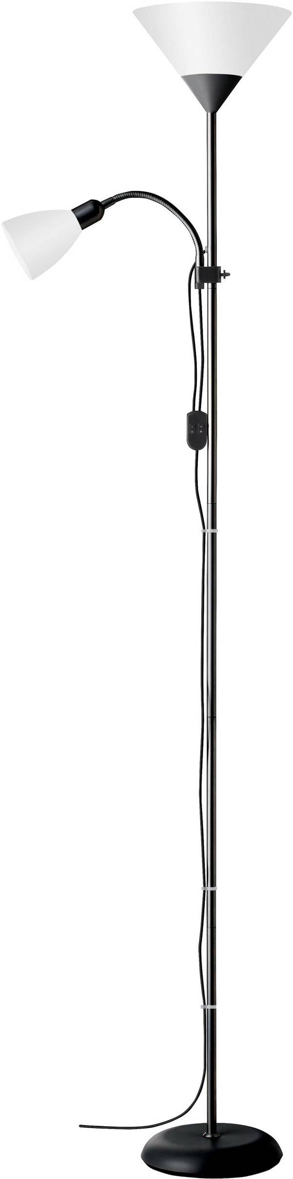Brilliant Spari Plafonnier éclairage indirect LED E27 60 W  noir, blanc