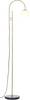 Brilliant Manette 99065/75 Lampe sur pied LED E27 60 W laiton (brossé), blanc