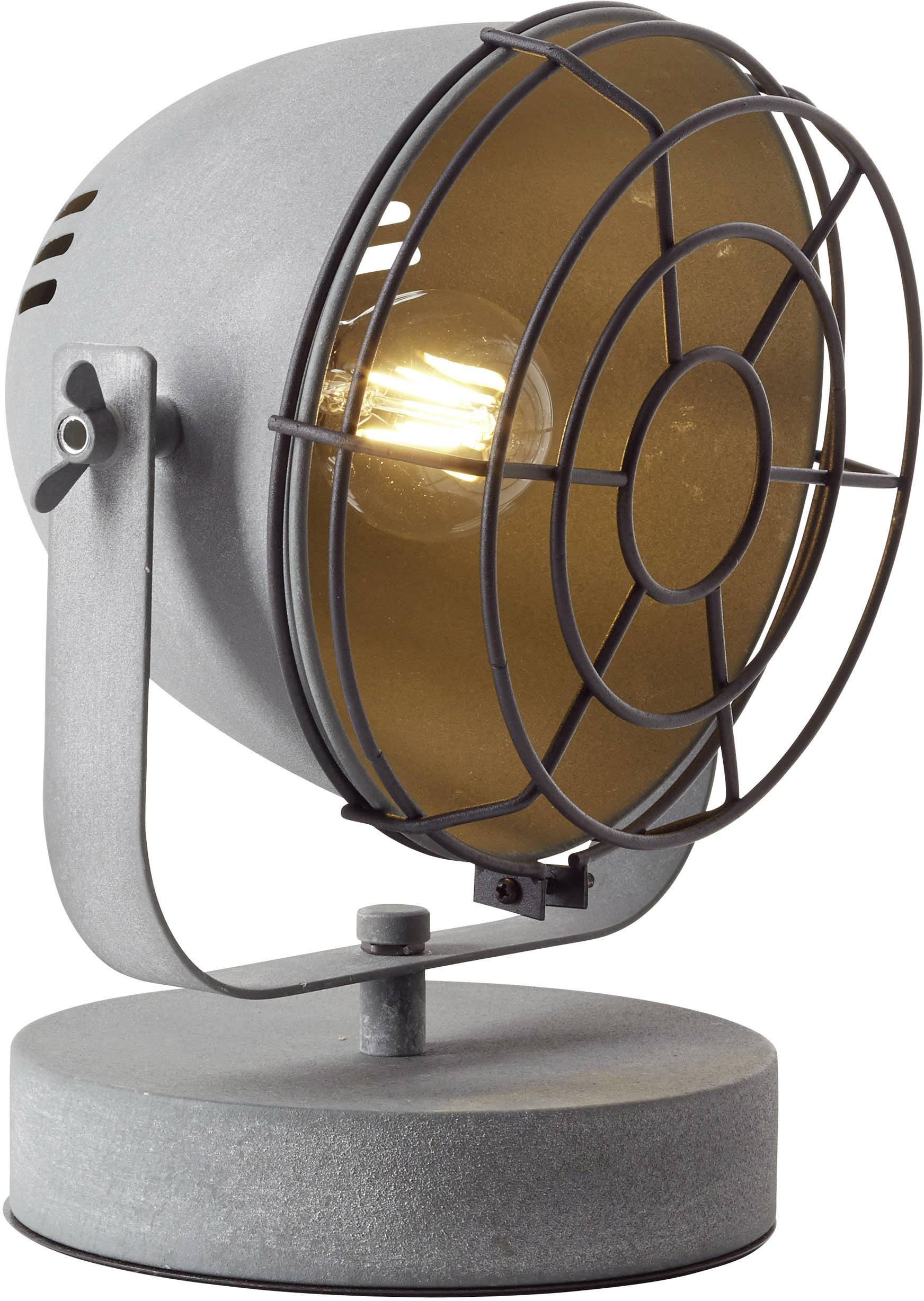 Brilliant Carmen 94927/70 Lampe de table LED E27 40 W gris béton