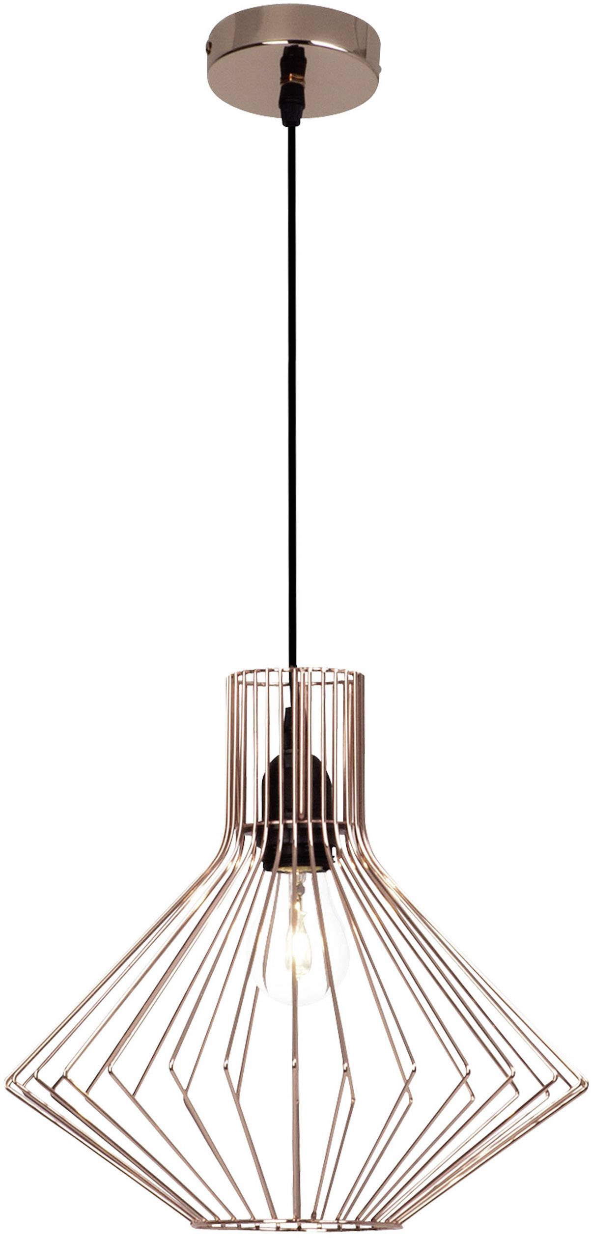 Brilliant Dalma 93478/29 Luminaire à suspendre LED E27 60 W cuivre