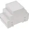 TRU COMPONENTS TC-7910772 Boîtier pour rail 53 x 90 x 65 ABS-V0 gris 1 pc(s)