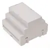 TRU COMPONENTS TC-7910884 Boîtier pour rail 88 x 90 x 65 ABS-V0 gris 1 pc(s)