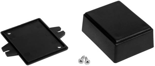 TRU COMPONENTS  TC-7910920 Cloche à bride 65 x 49 x 28  ABS  noir 1 pc(s)