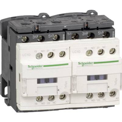 'Schneider Electric Contacteur LC1D, monté en double, application industrielle pour le contrôle des machines et des équipements.'