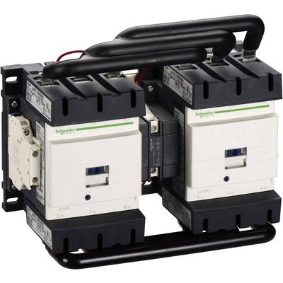 'Dispositif électrique de commutation avec deux unités parallèles, cadre noir, et interrupteurs blancs au centre.'