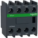 Schneider Electric LADN40 LADN40 Bloc de contacts auxiliaires pour montage frontal (L x l x H) 42 x 44 x 48 mm multicolo