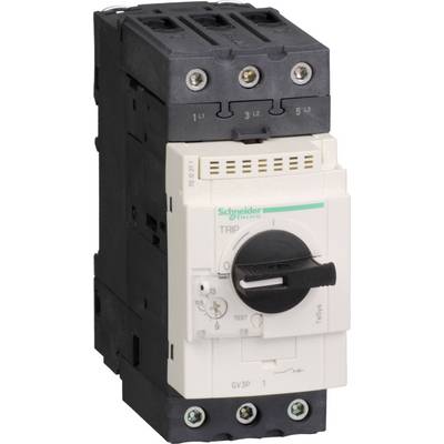 Disjoncteur de Schneider Electric, modèle GV3P. Interrupteur principal à manette rotative, adapté aux applications industrielles.