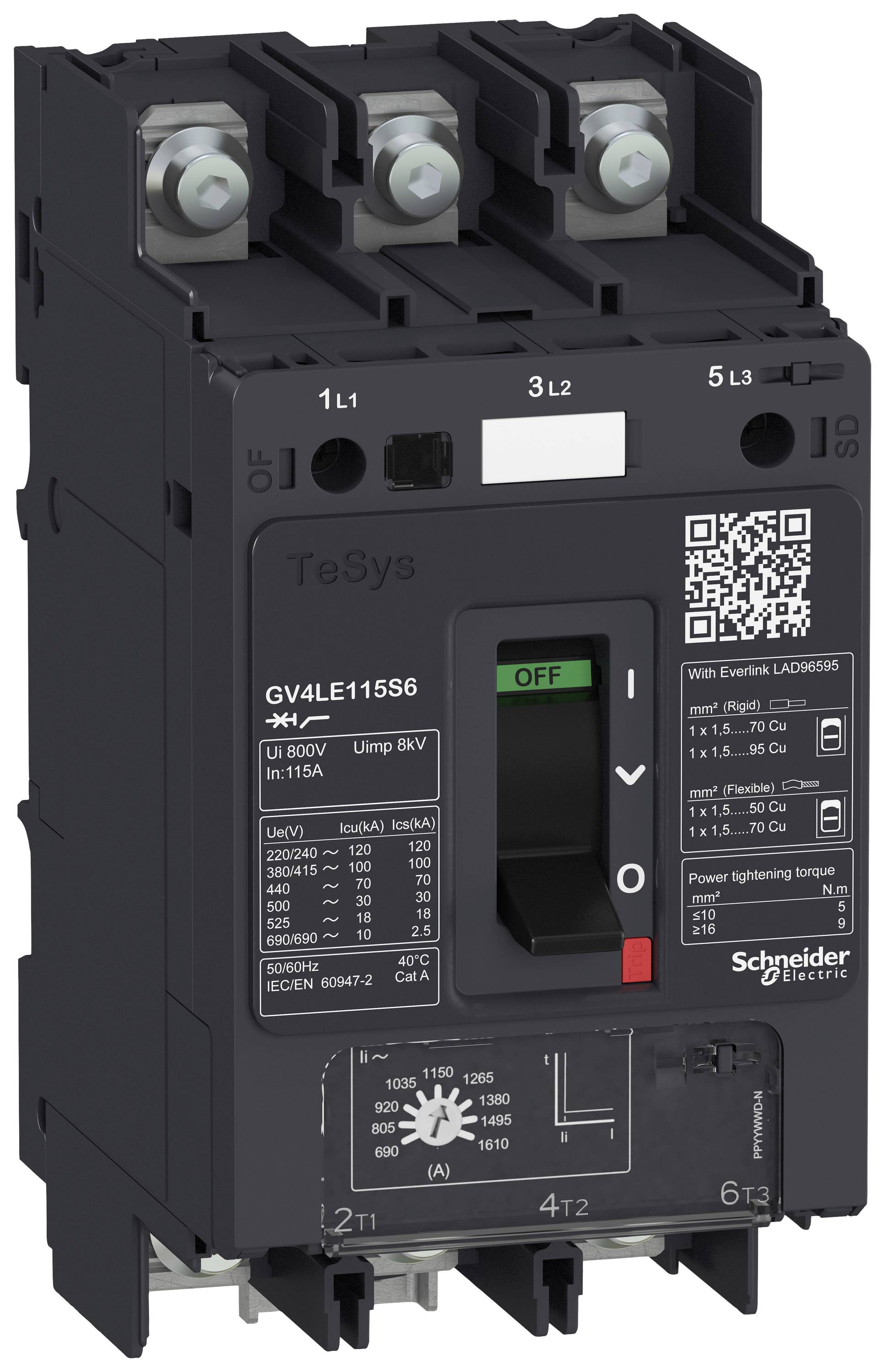 Disjoncteur de protection thermique ETA Engineering Technology  CE106P30-40-0,5 240 V/AC 0.5 A 1 pc(s)